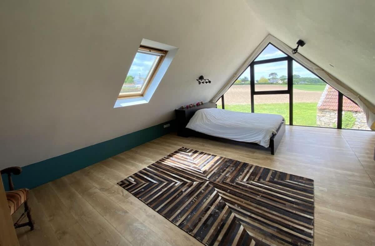 Large Farmhouse With Garden And Sea View For 8 People Locquenole 외부 사진