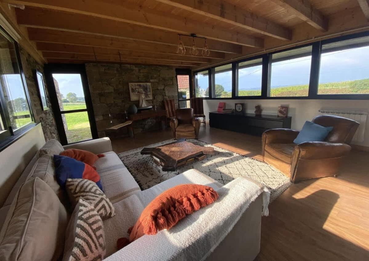 Large Farmhouse With Garden And Sea View For 8 People Locquenole 외부 사진